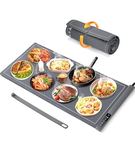 Amazon.com: Laudlife Electric Warming Mat for Food, Roll-Up